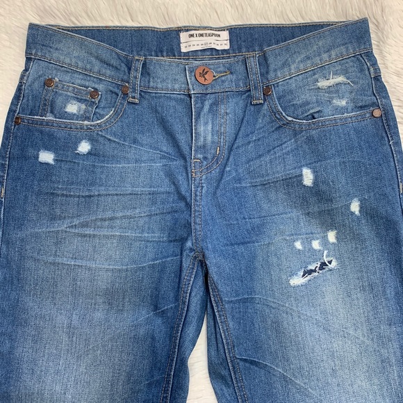 NWOT One Teaspoon Blue Cult Awesome Baggies - Picture 3 of 9